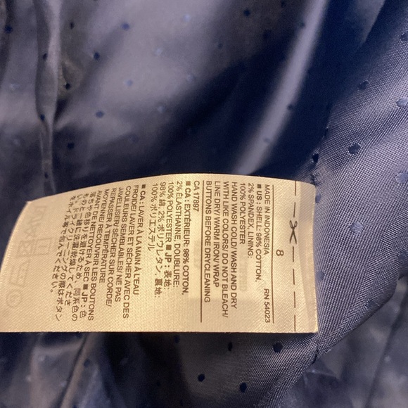 Banana Republic navy jacket - Picture 4 of 8